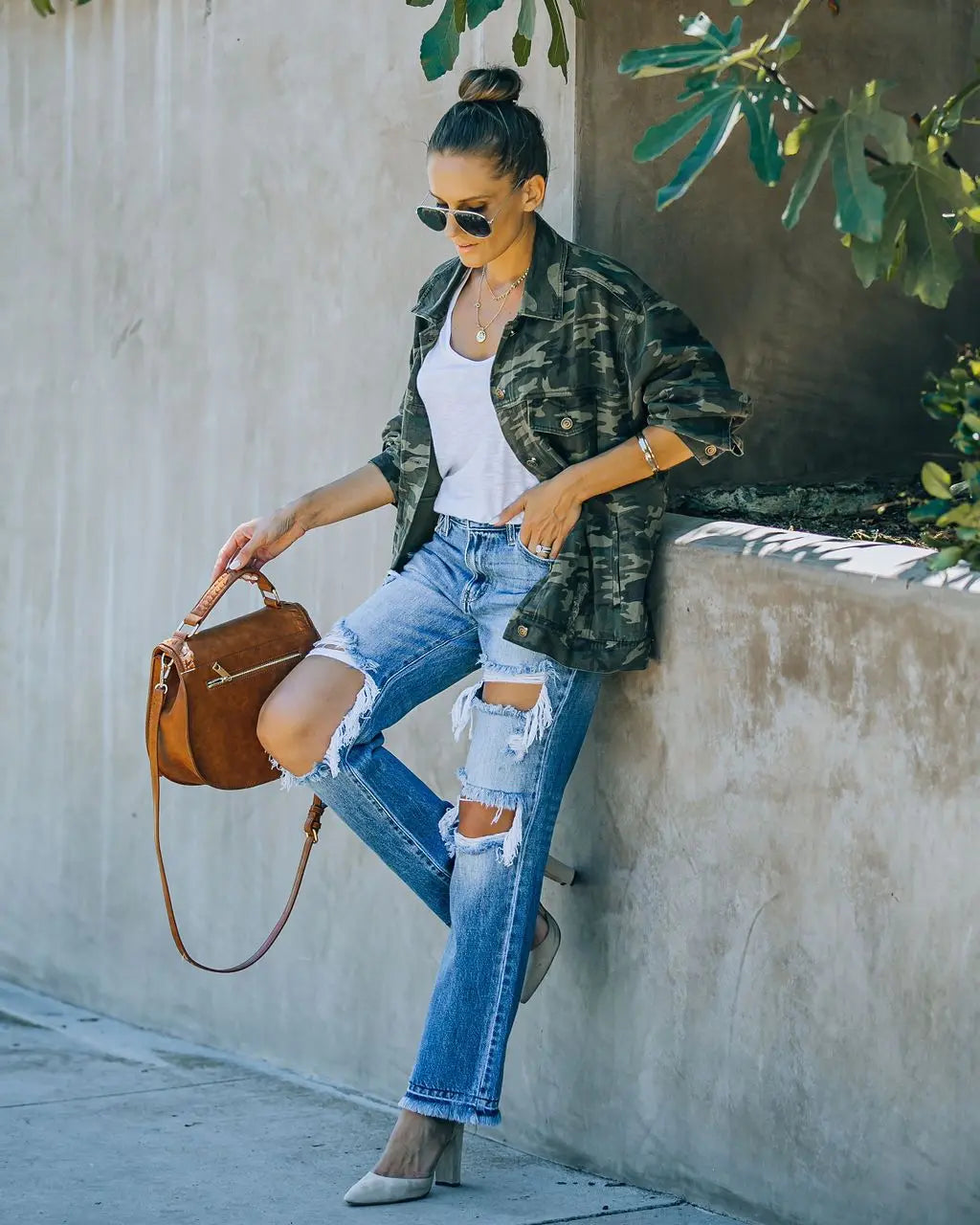 Brand Fashion Ripped Hole Stretch Trousers Full Length Pants Blue Women Jeans High Waist Denim Jeans