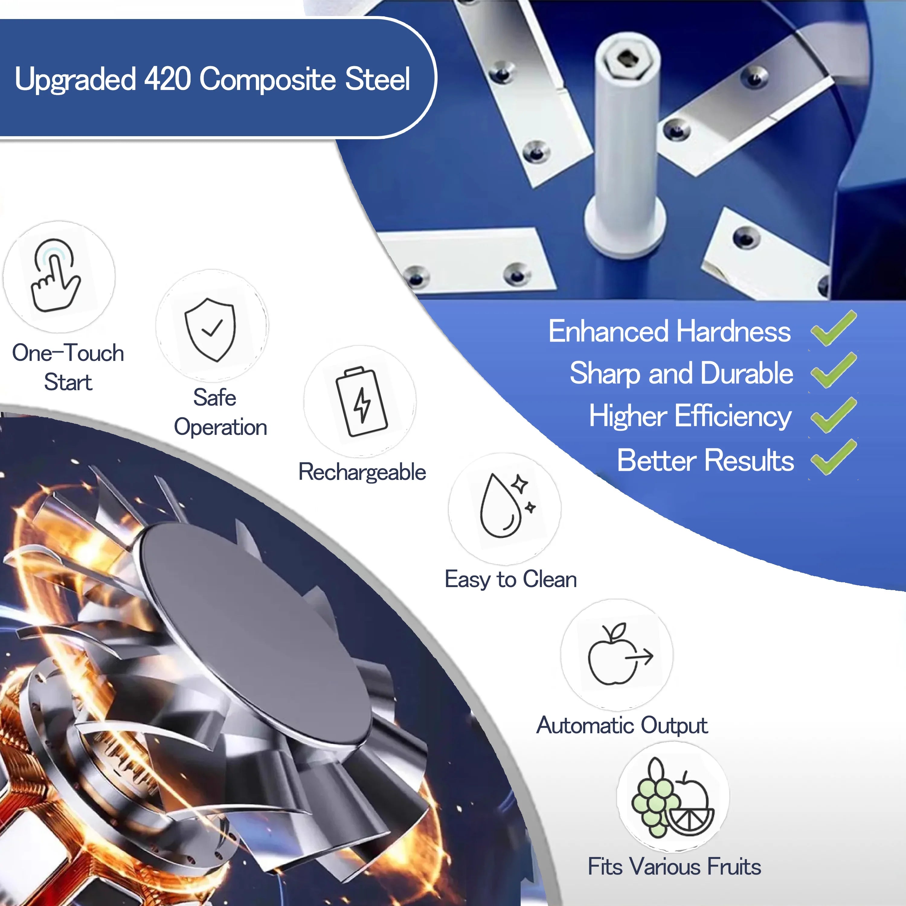 QuickPeel Electric Fruit Helper